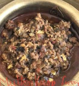 Mutton Keema With Whole Garam Masala Gravy