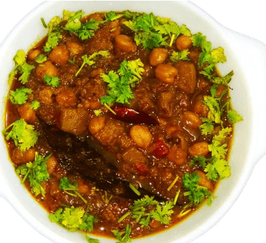 Kaddu Channa Ki Sabji