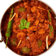 Authentic Kadai Mushroom