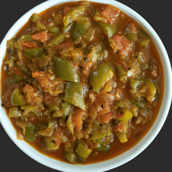 Onion Capsicum Curry